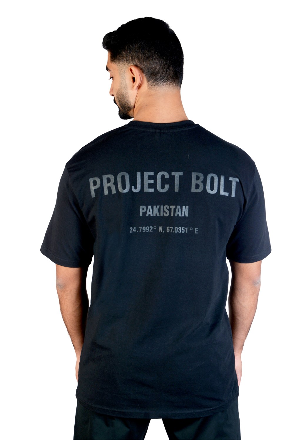 Project Bolt Oversized T-Shirt Black