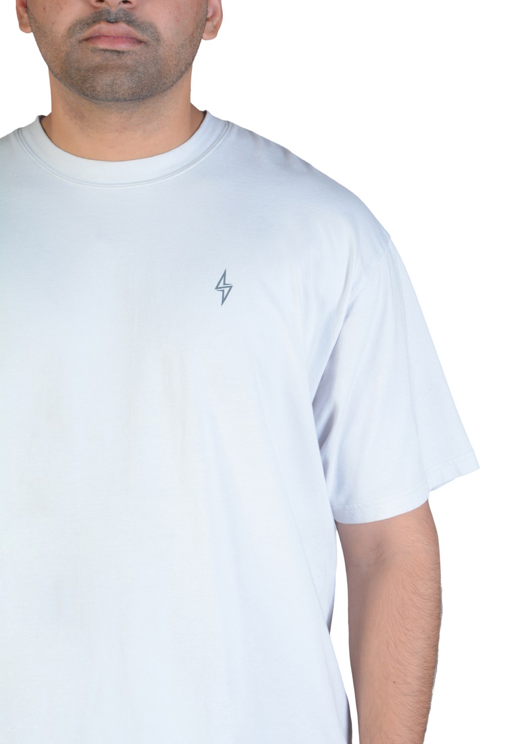 Project Bolt Oversized T-Shirt Chalk White