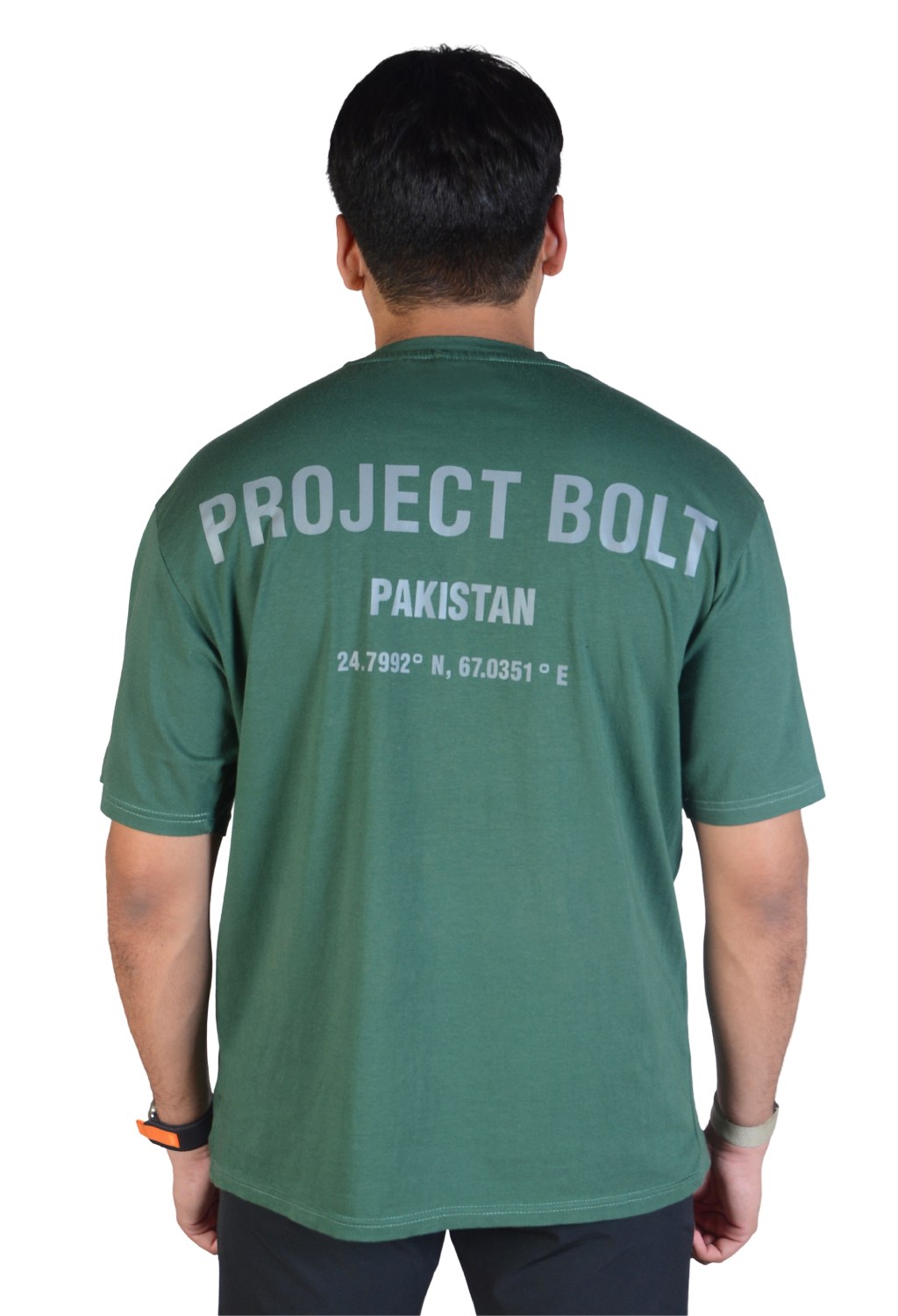 Project Bolt Oversized T-Shirt Forest Green