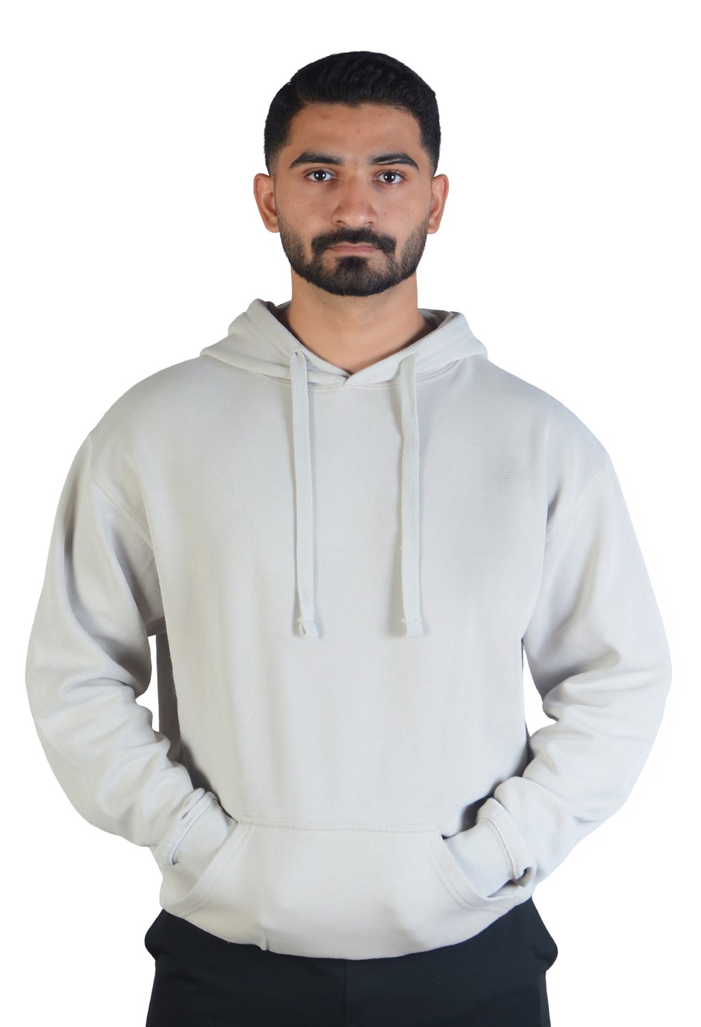Oversized Hoodie Silver